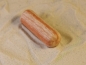 Tonhöhle Terra/Weiß ca. 6,0 cm Länge ca. 2,0 cm Durchmesser